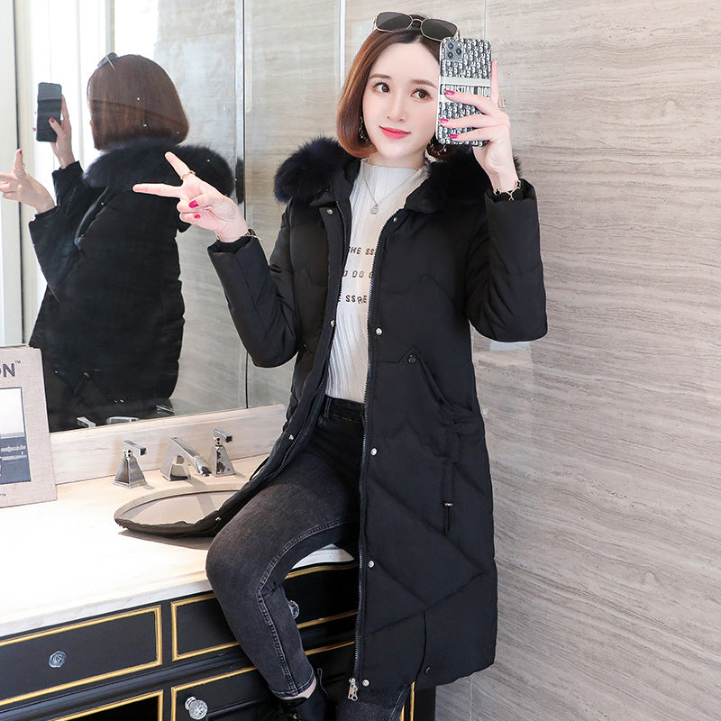 Large Fur Collar Padded Winter Jacket Pi-Mart