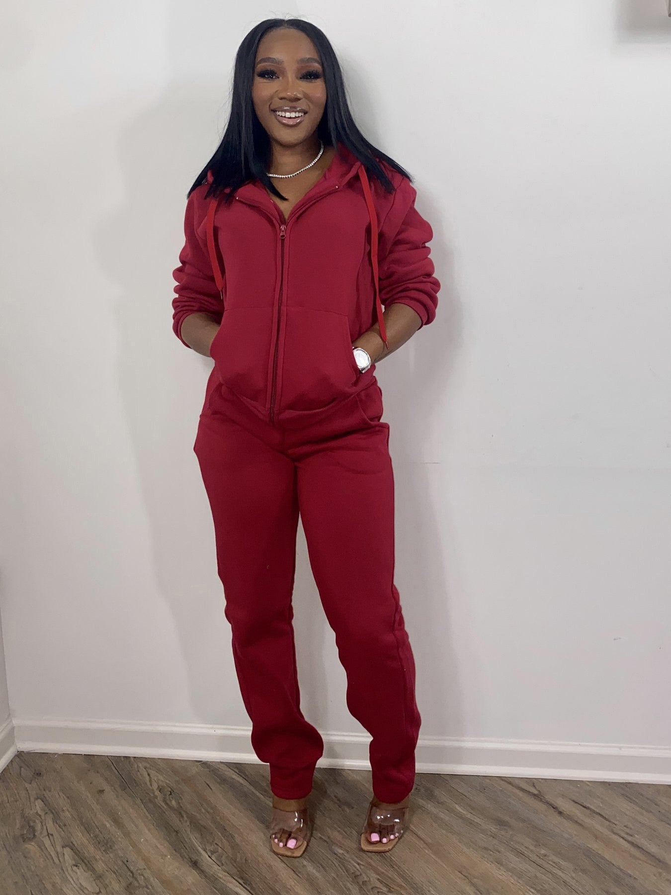 Women Sweatsuit Set 2 Piece Outfits Casual Hoodies Tops And Sweatpants Jogger Tracksuits Loose Trousers Accent Plus