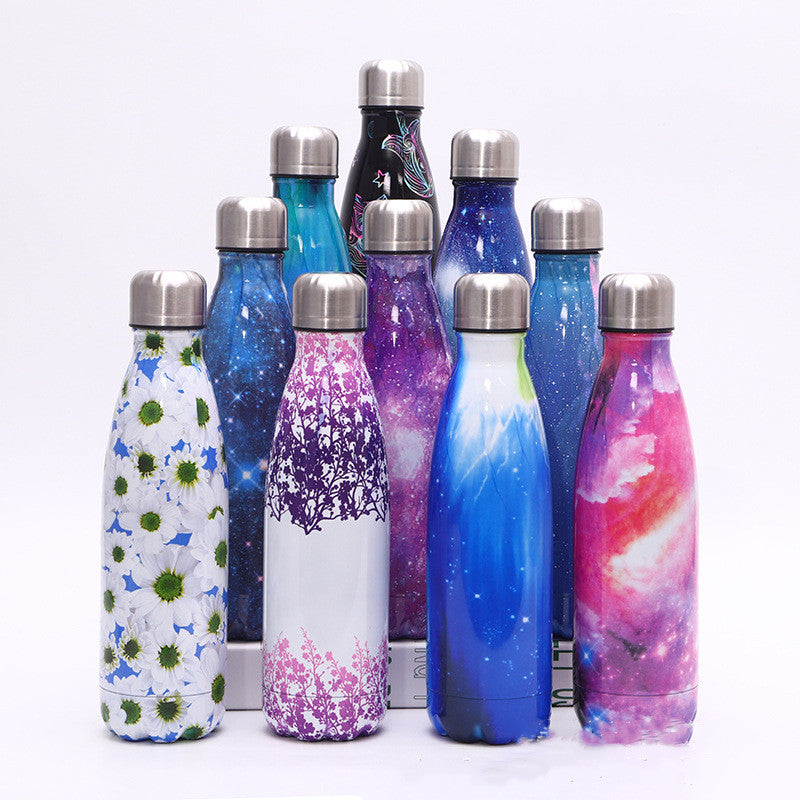 304 Stainless Steel Portable Outdoor Water Bottle LadyShow.Store