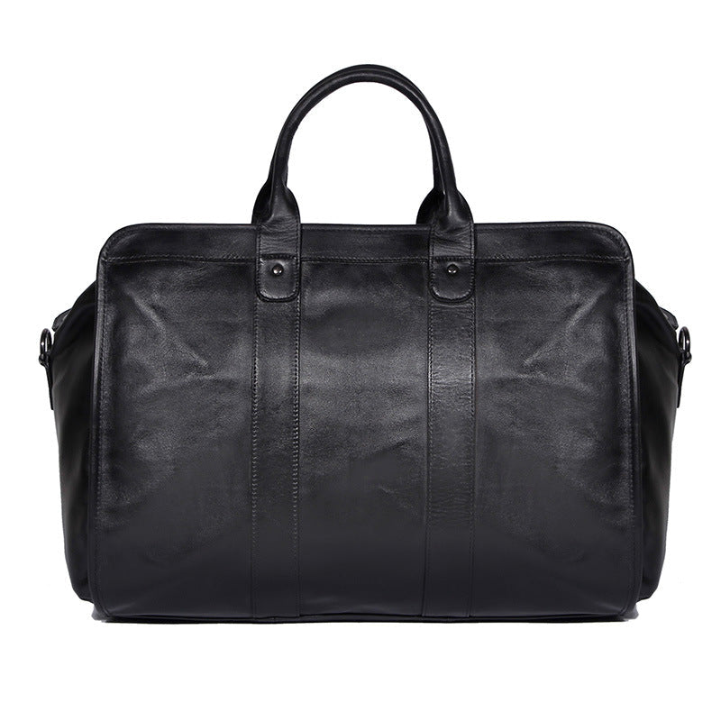 Large Capacity Genuine Leather Travel Luggage Bag Cowhide Handbag CJD