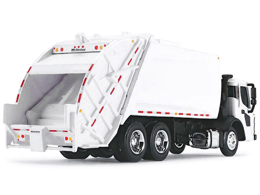 Mack LR with McNeilus Rear Load Refuse Body White 1/87 (HO) Diecast Model by First Gear First Gear