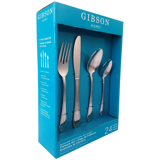 Gibson Home Mariano 24 Piece Flatware Set W2B