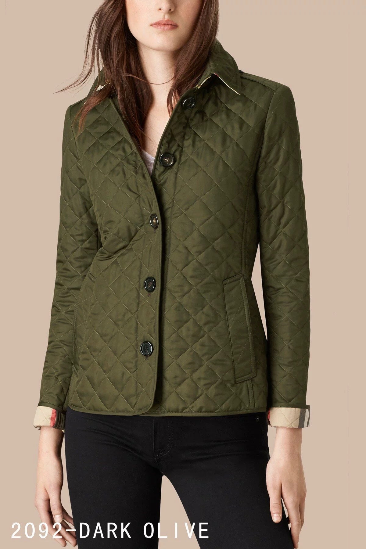 Fashionable Elegant Lapel Cotton-padded Jacket LadyShow.Store