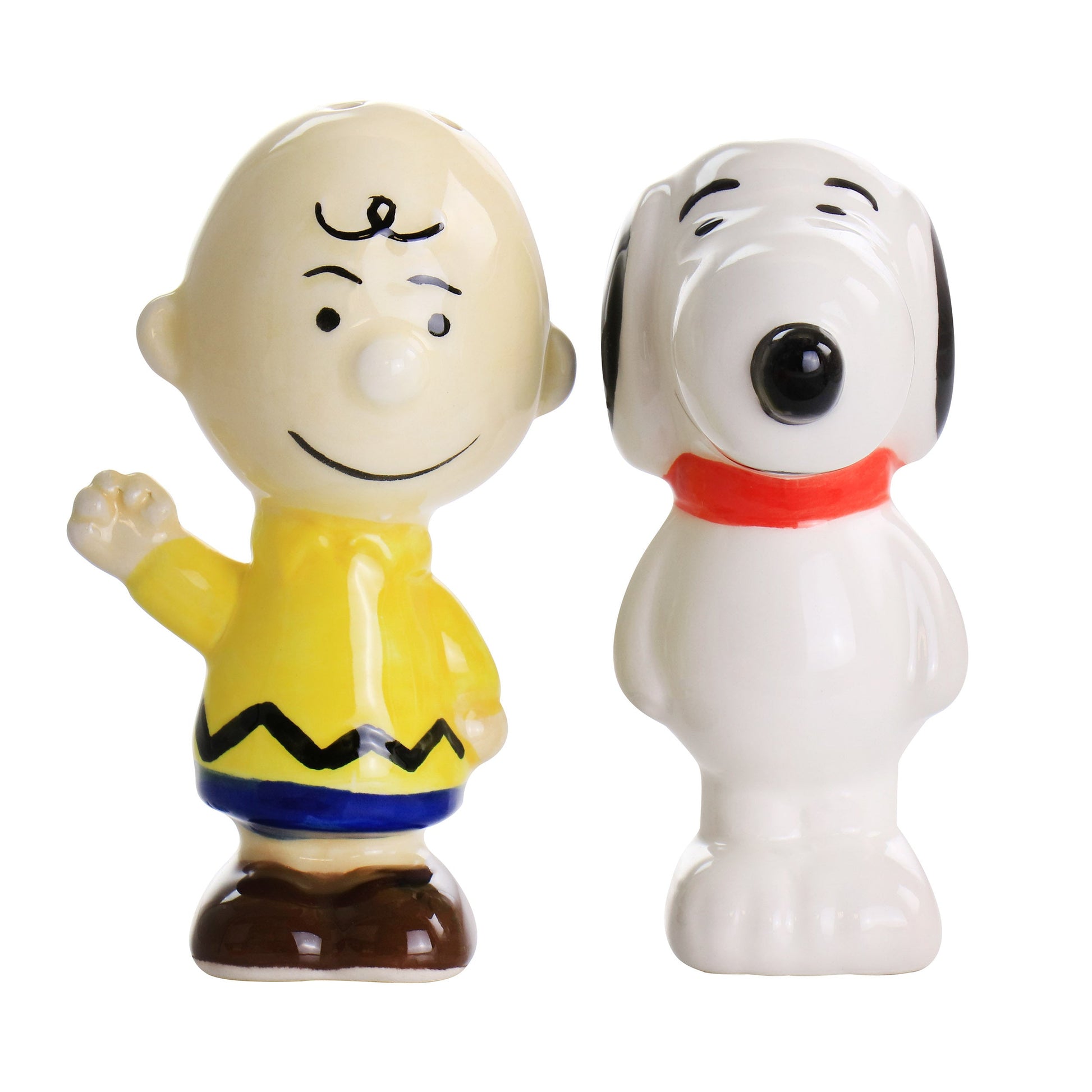 Peanuts Classical Pals Charlie Brown and Snoopy Figurine Salt and Pepper Shaker Set W2B
