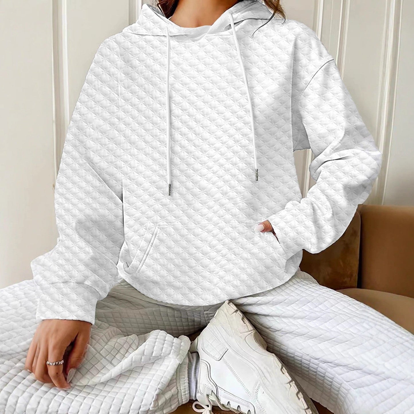 Women's Long Sleeve Sweatshirt Casual And Fashionable Pullover Hoodie LadyShow.Store