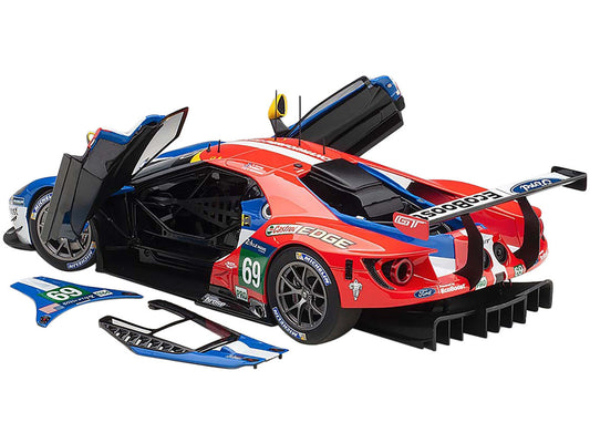 Ford GT #69 Ryan Briscoe - Richard Westbrook - Scott Dixon "Ford Chip Ganassi Team USA" 24H Le Mans (2016) 1/18 Model Car by Autoart Autoart