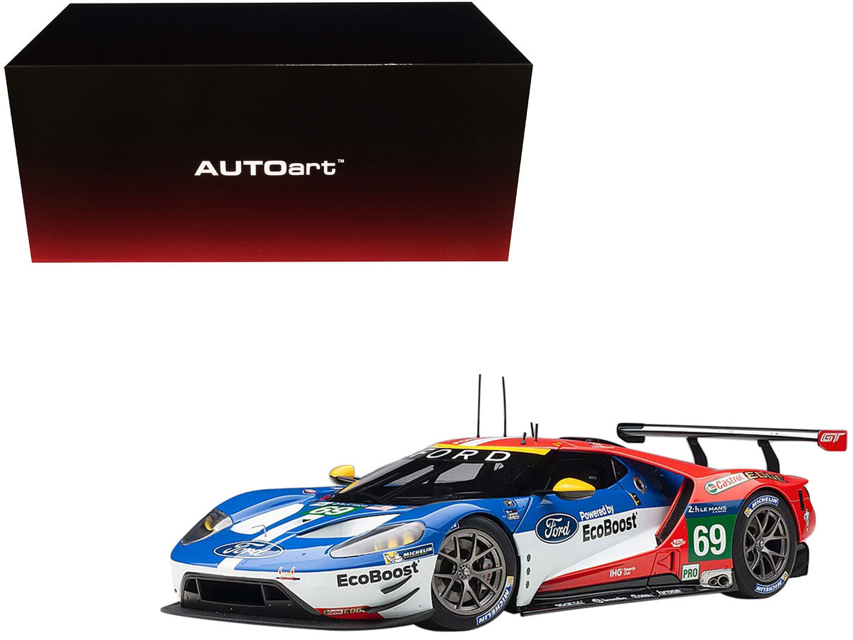 Ford GT #69 Ryan Briscoe - Richard Westbrook - Scott Dixon "Ford Chip Ganassi Team USA" 24H Le Mans (2016) 1/18 Model Car by Autoart Autoart