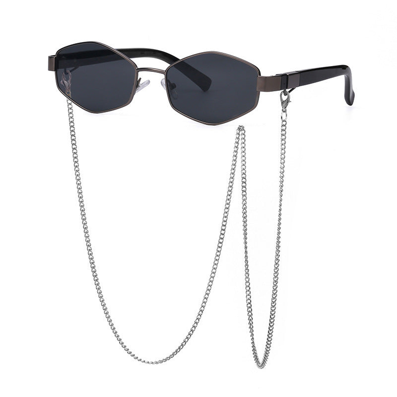 Women's Fashion Personality Chain Korean Style Sunglasses LadyShow.Store