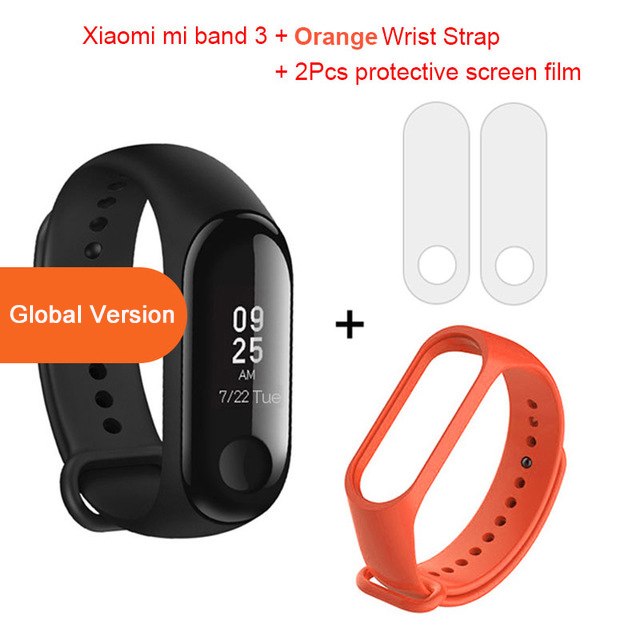 Global Version Xiaomi mi band 3 Fitness Tracker Smart Bracelet 0.78 OLED Touch Screen 50M Waterproof miband 3 Xiomi band 3 Best YouTube Store