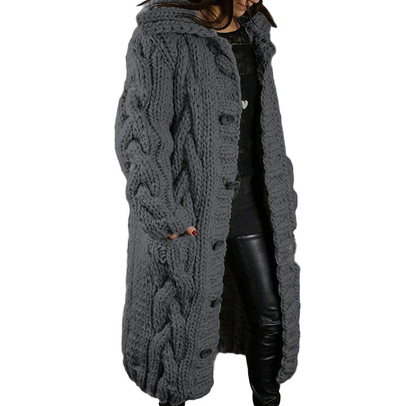 Women's Cardigan Plus Size Sweater Coat LadyShow.Store