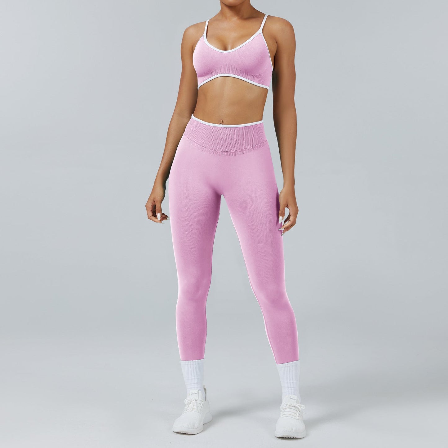 Seamless Back-Support Running Quick-Drying Yoga And Fitness Apparel Set Best YouTube Store