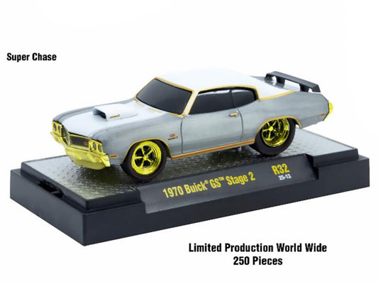 "Ground Pounders" 6 Cars Set Release 32 IN DISPLAY CASES Limited Edition 1/64 Diecast Model Cars by M2 Machines-1