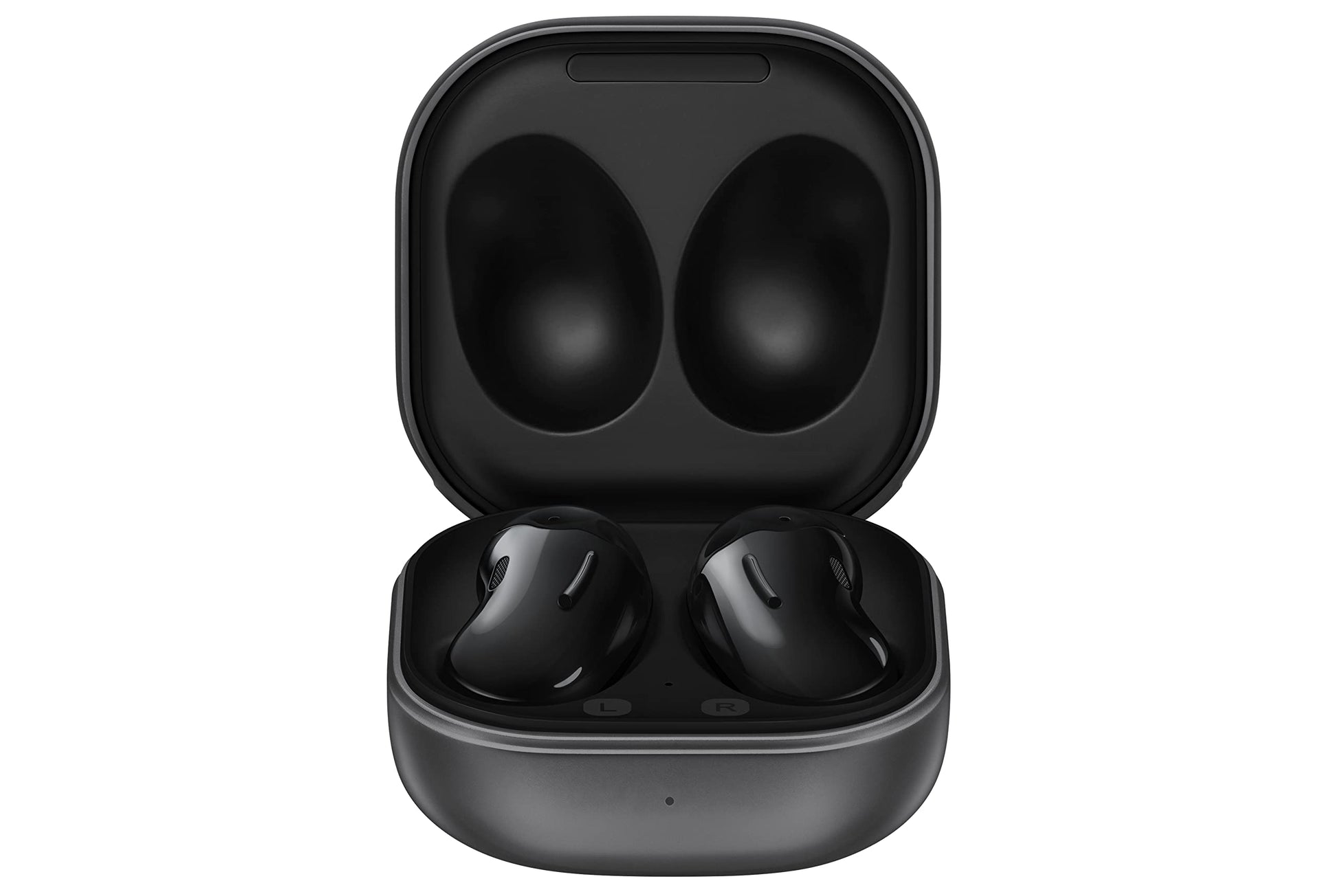 Samsung Galaxy Buds Live True Wireless Earbuds with Active Noise Cancelling Microphone Charging Case for Ear Buds US Version Onyx Black LuxuryLifeWay Online Store