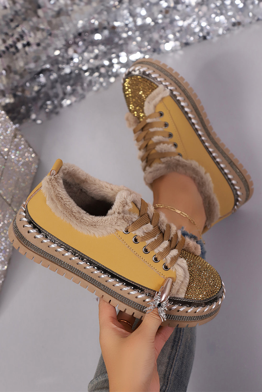 Harper Lace Up Flat Shoes-4