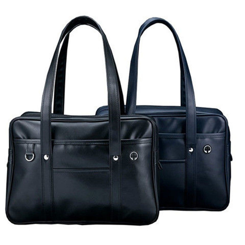 PU Uniform Bag, JK Large Handbag, School Bag With A Campus-supplied Feel, Japanese-style Female High School Student Bag, Unisex Shoulder Briefcase CJD