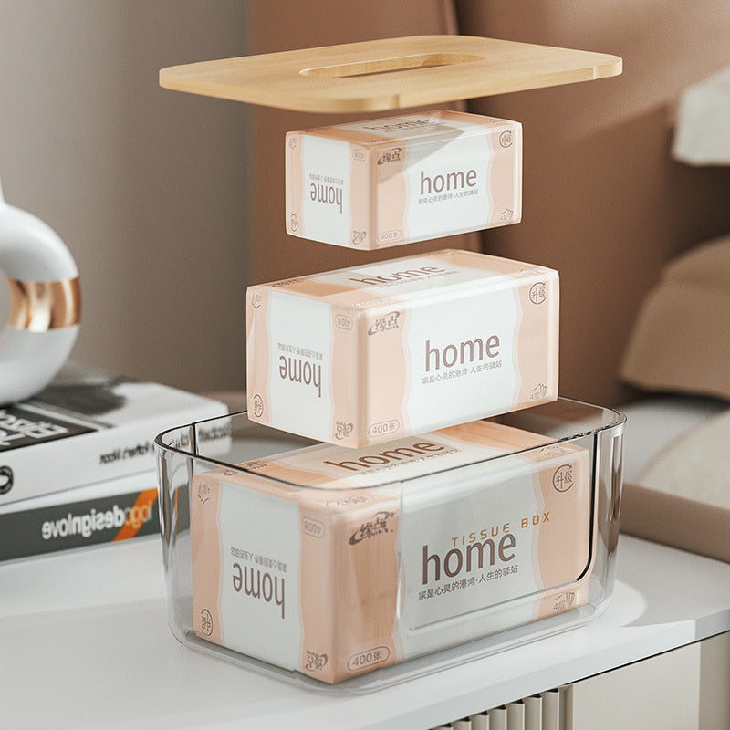 Tissue Box Napkin Tissue Box Household Living Room Car Tissue Box LadyShow.Store