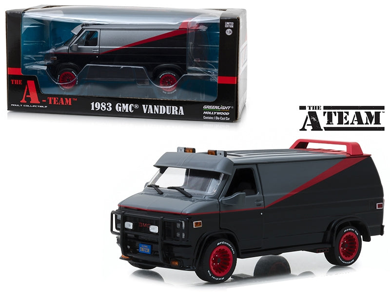 1983 GMC Vandura Van "The A-Team" (1983-1987) TV Series 1/24 Diecast Model Car by Greenlight W2B