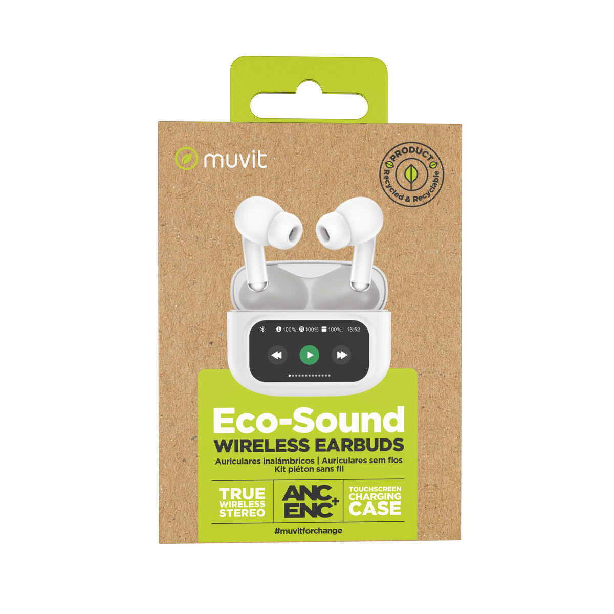 Headphones Muvit MCTWS0007 White-5