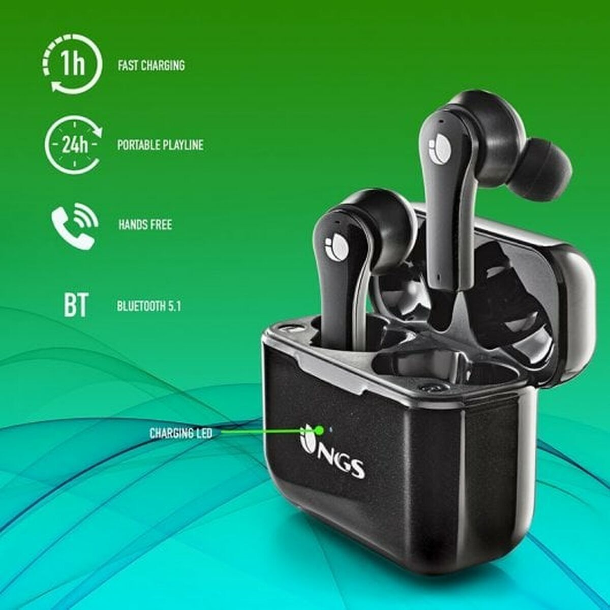Bluetooth Headphones NGS ARTICA BLOOM-1