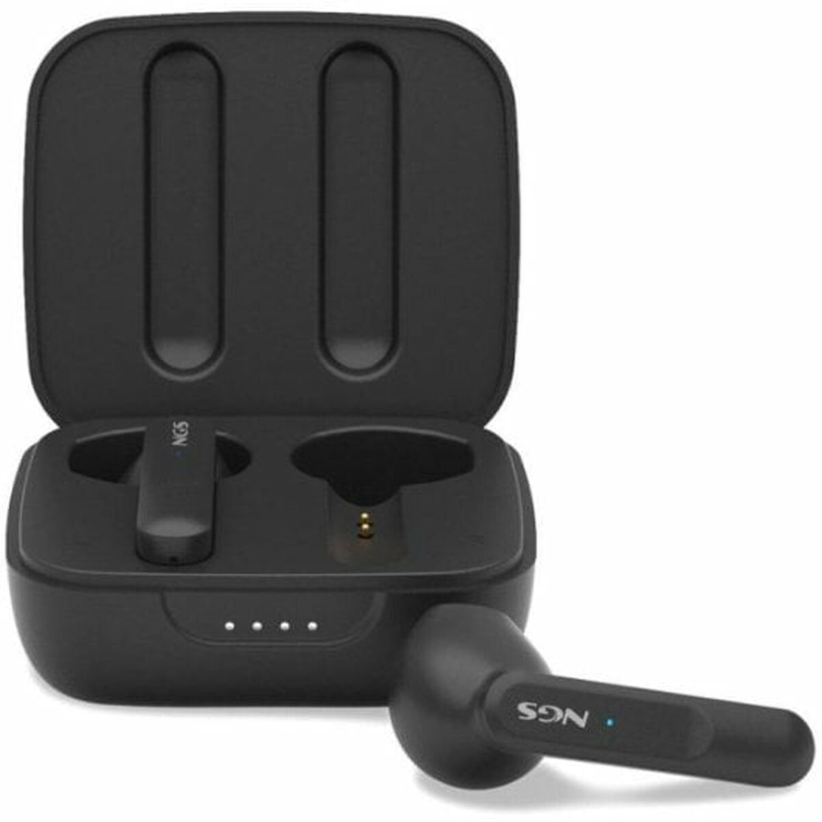 Headphone with Microphone NGS ARTICAMOVEBLACK Black-0