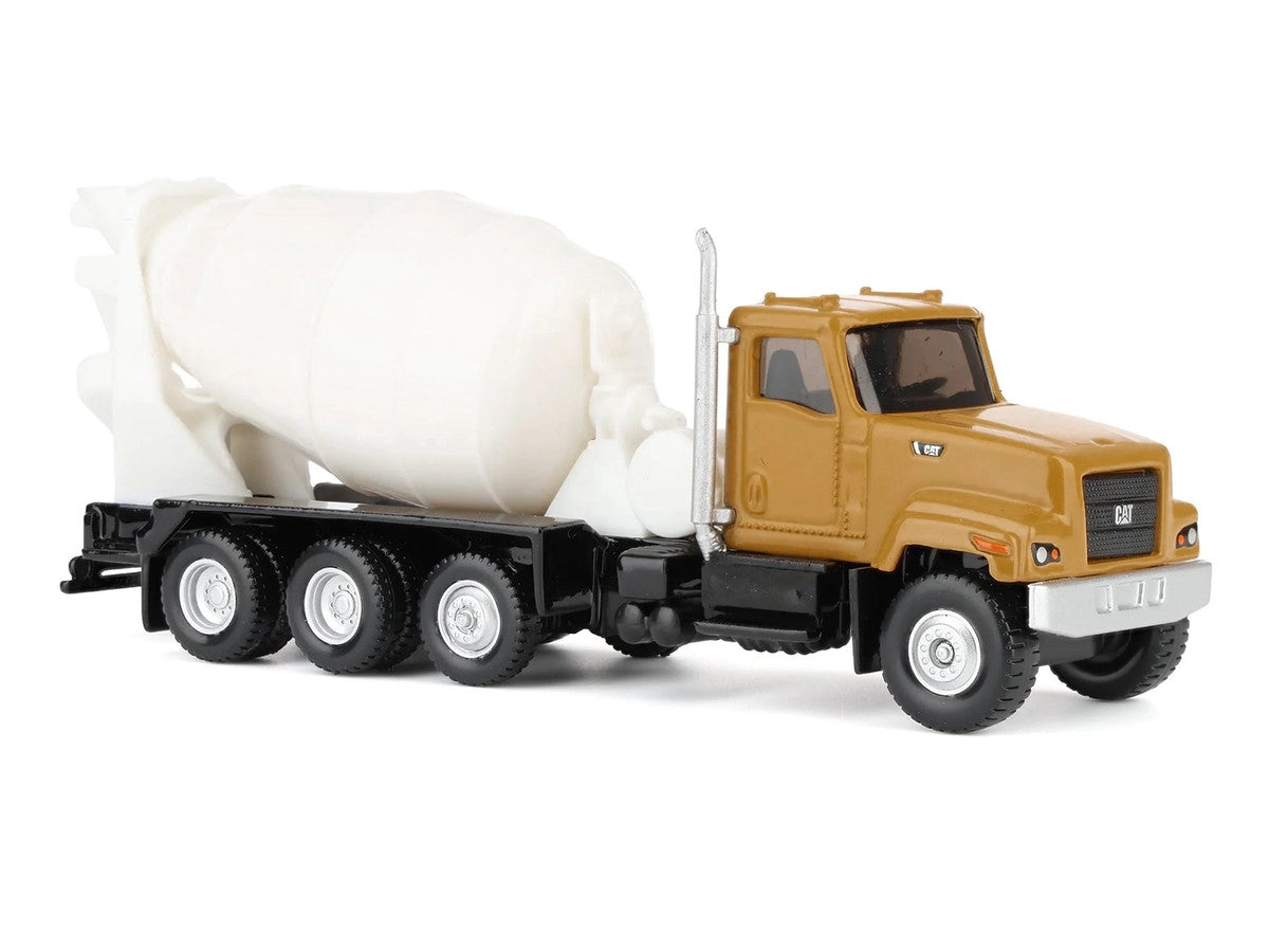 CAT Caterpillar CT681 Concrete Mixer Yellow 1/87 (HO) Diecast Model by Diecast Masters-1