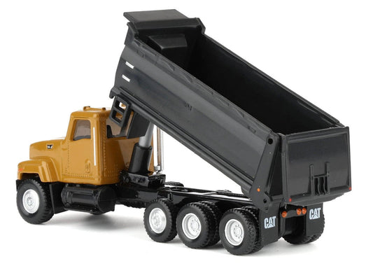 CAT Caterpillar CT681 Dump Truck Yellow 1/87 (HO) Diecast Model by Diecast Masters Diecast Masters