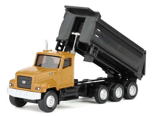 CAT Caterpillar CT681 Dump Truck Yellow 1/87 (HO) Diecast Model by Diecast Masters Diecast Masters