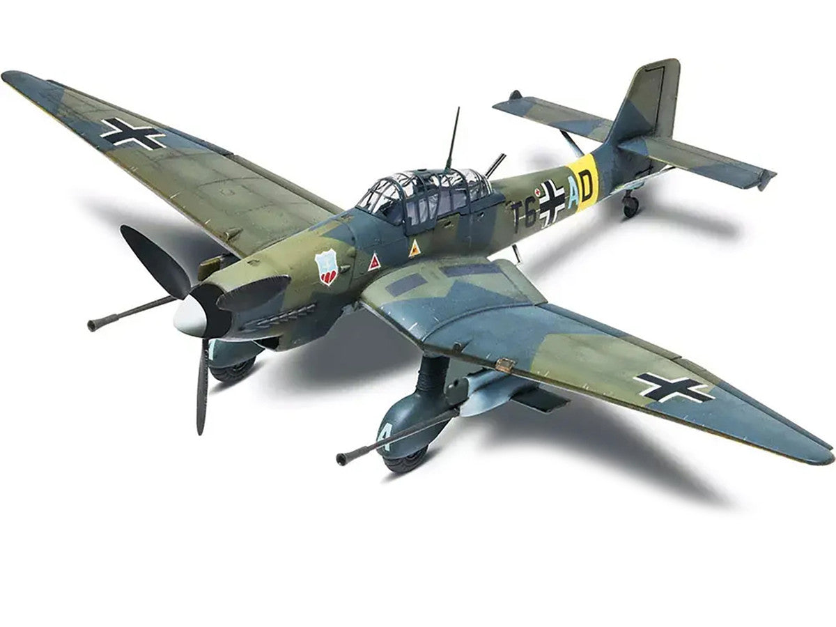 Level 4 Model Kit Junkers STUKA JU 87G-1 Tank Buster Bomber Aircraft 1/48 Scale Model by Revell Revell