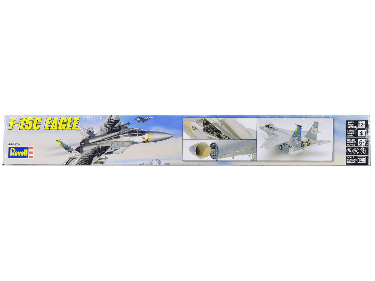 Level 4 Model Kit McDonnell Douglas F-15C Eagle Fighter Aircraft 1/48 Scale Model by Revell Revell