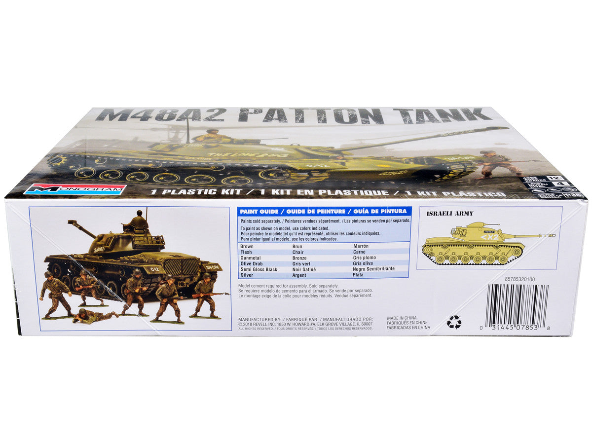 Level 4 Model Kit M48A2 Patton Tank 1/35 Scale Model by Revell Revell