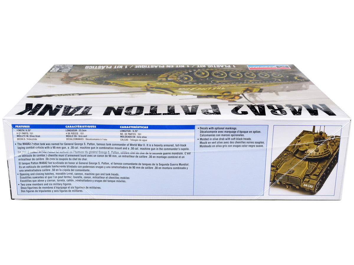Level 4 Model Kit M48A2 Patton Tank 1/35 Scale Model by Revell Revell