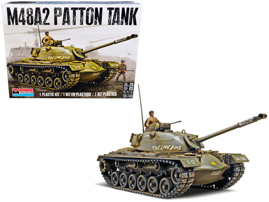 Level 4 Model Kit M48A2 Patton Tank 1/35 Scale Model by Revell Revell