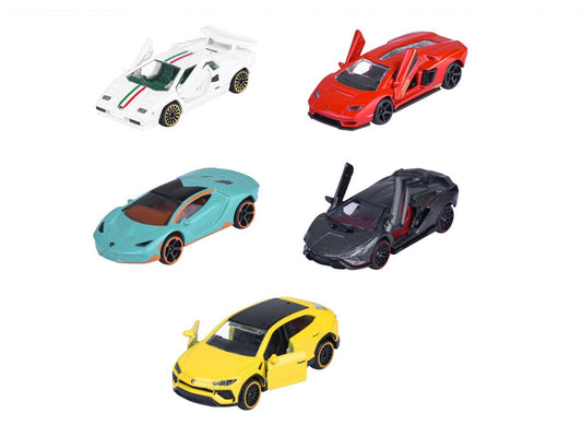 "Lamborghini" (2026) 5 Piece Set 1/64 Diecast Model Cars by Majorette Majorette