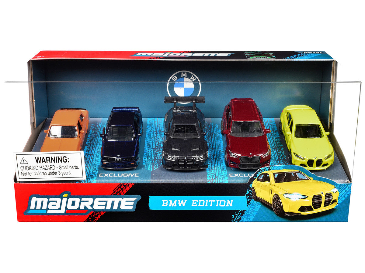 "BMW Edition" 5 Piece Set 1/64 Diecast Model Cars by Majorette Majorette