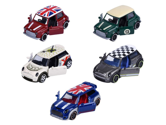 "Mini Icons" 5 Piece Set 1/64 Diecast Model Cars by Majorette Majorette