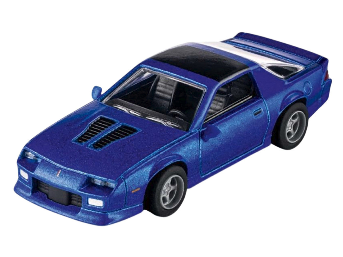 1985 Chevrolet Camaro Blue Metallic with Black Top "Collection" Series 1/64 Diecast Model Car by Majorette Majorette