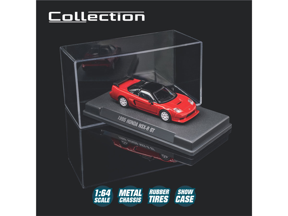 1995 Honda NSX-R GT RHD (Right Hand Drive) Red with Black Top "Collection" Series 1/64 Diecast Model Car by Majorette Majorette