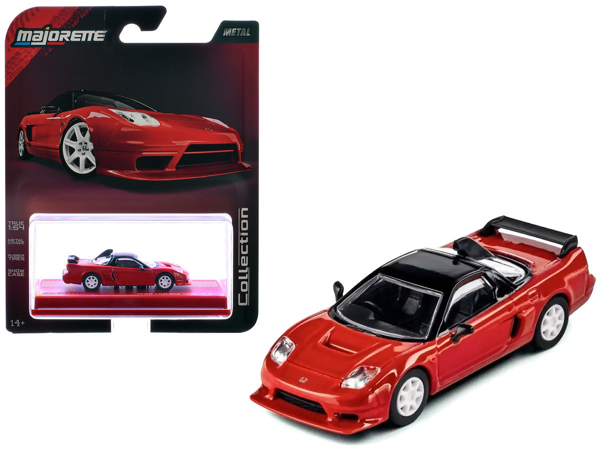 1995 Honda NSX-R GT RHD (Right Hand Drive) Red with Black Top "Collection" Series 1/64 Diecast Model Car by Majorette Majorette