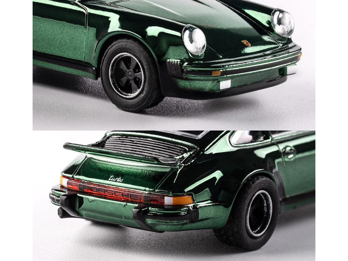 1975 Porsche 930 Turbo Green Metallic "Collection" Series 1/64 Diecast Model Car by Majorette Majorette