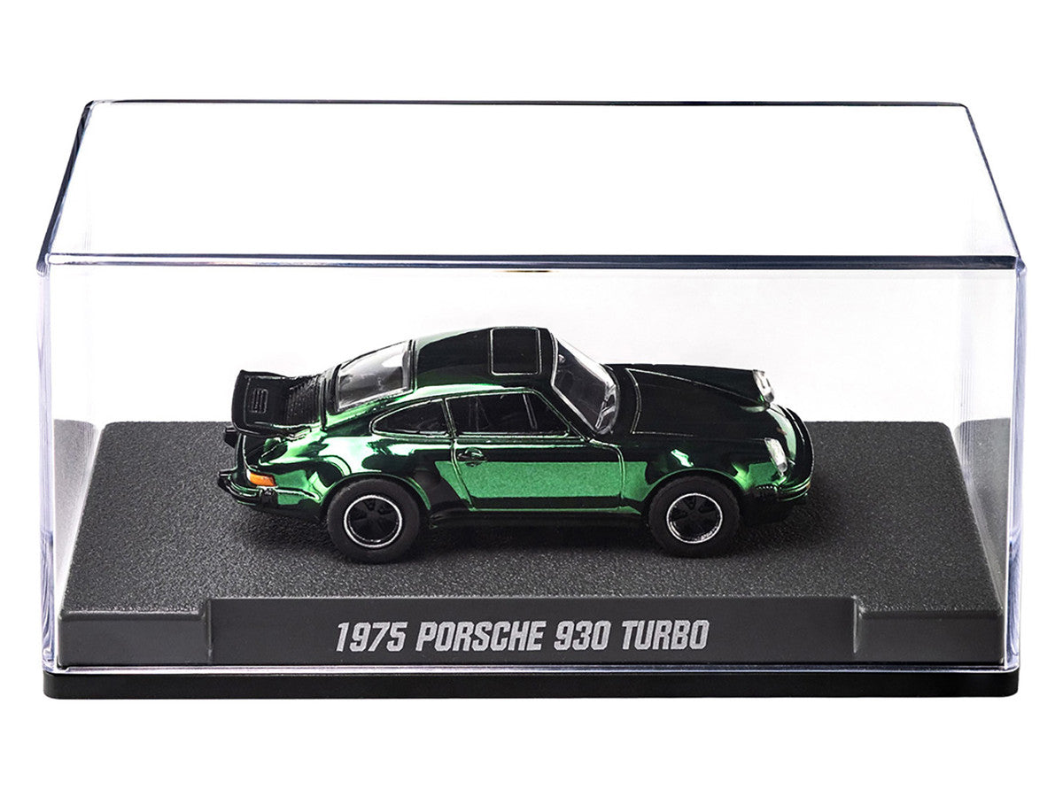 1975 Porsche 930 Turbo Green Metallic "Collection" Series 1/64 Diecast Model Car by Majorette Majorette