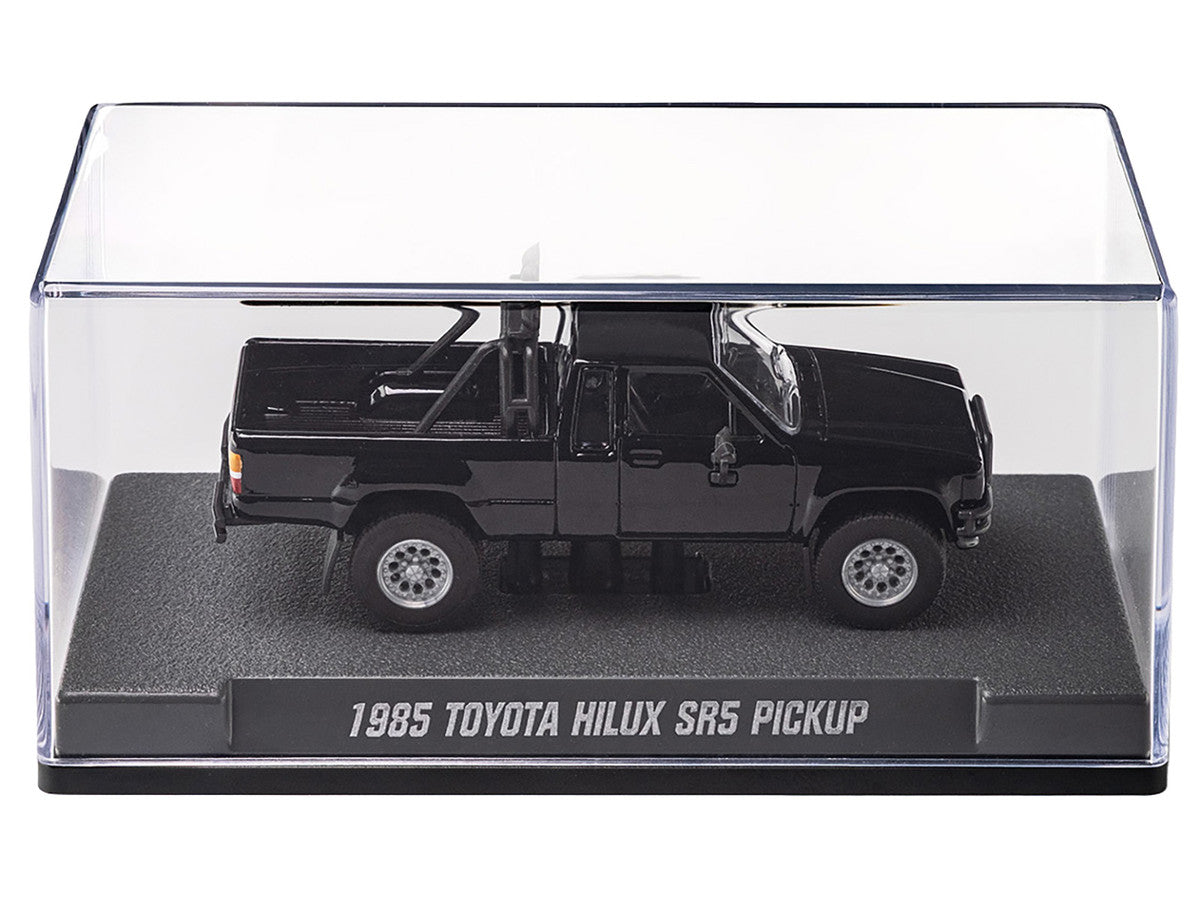 1985 Toyota Hilux SR5 Pickup Truck Black "Collection" Series 1/64 Diecast Model Car by Majorette Majorette
