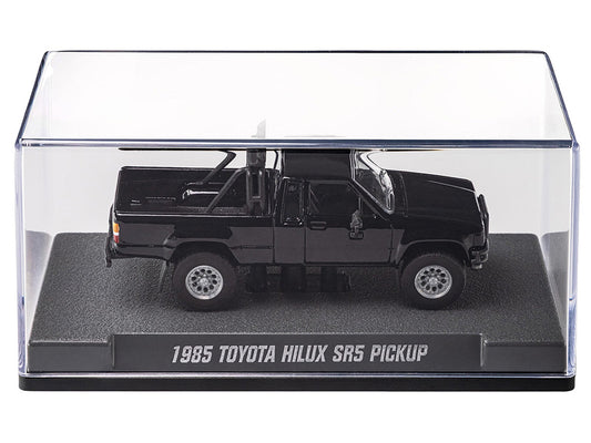 1985 Toyota Hilux SR5 Pickup Truck Black "Collection" Series 1/64 Diecast Model Car by Majorette Majorette