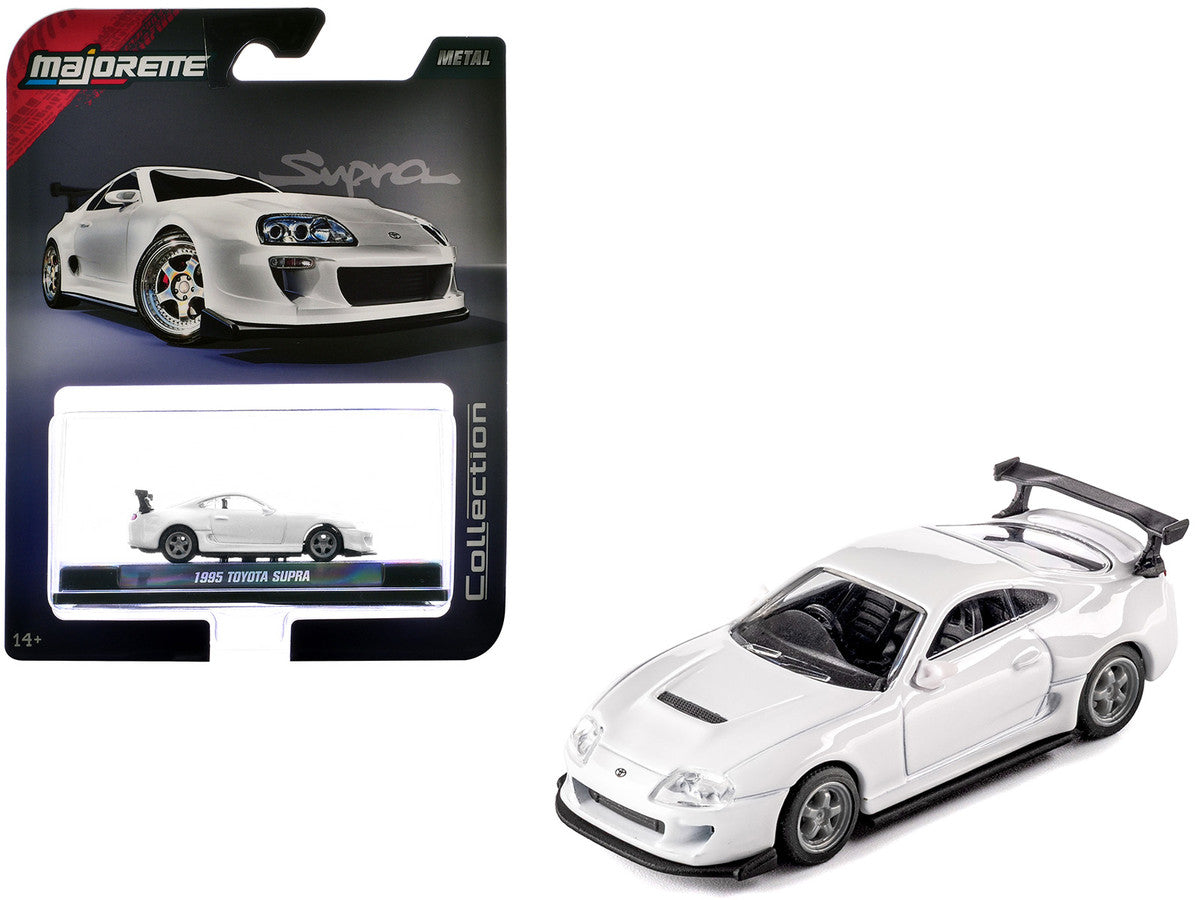 1995 Toyota Supra RHD (Right Hand Drive) White "Collection" Series 1/64 Diecast Model Car by Majorette Majorette