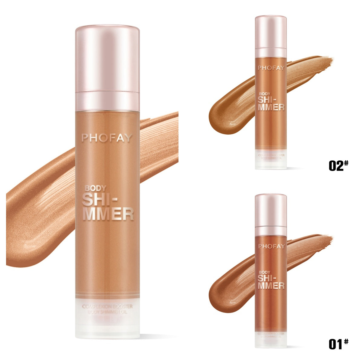 PHOFAY Body Shimmer Oil LadyShow.Store