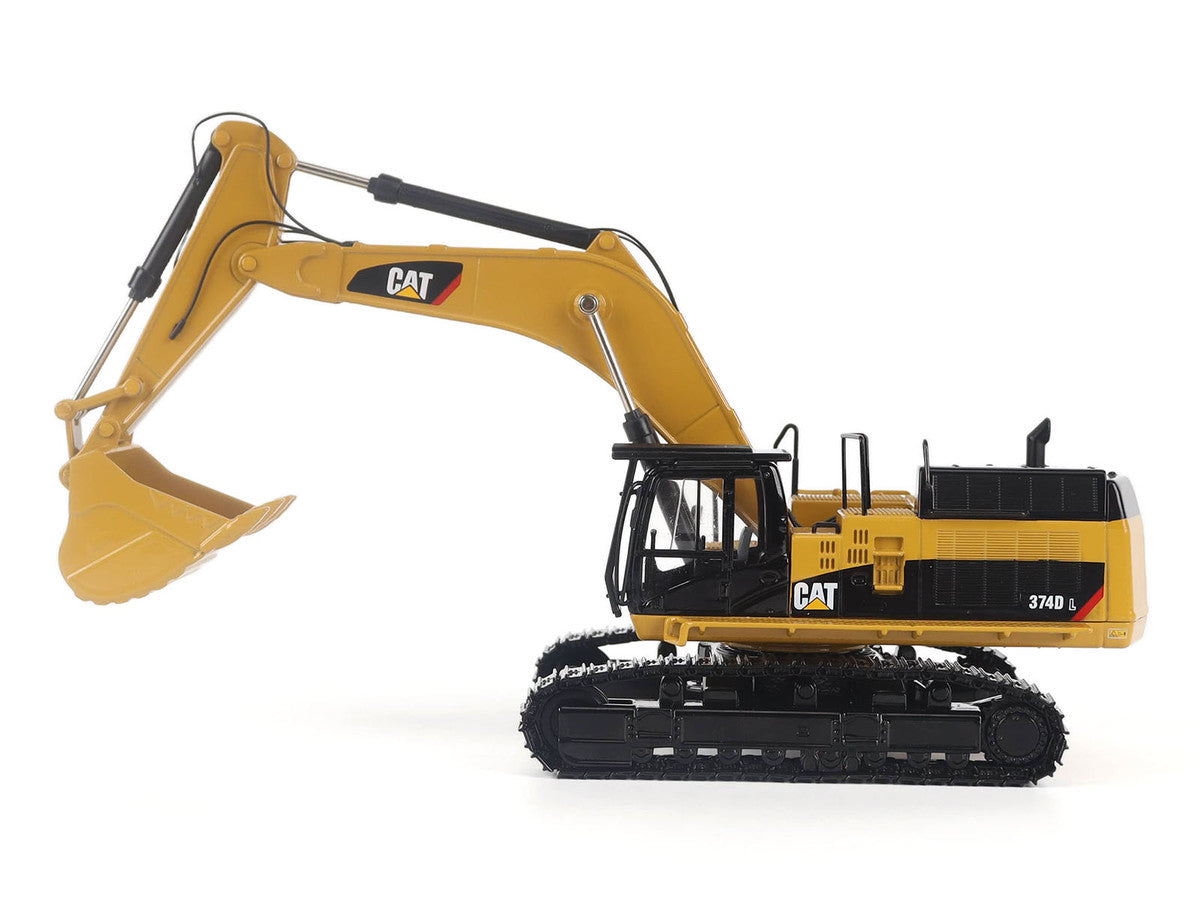 CAT Caterpillar 374D L Hydraulic Excavator Yellow "Core Classics" Series 1/50 Diecast Model by Diecast Masters Diecast Masters