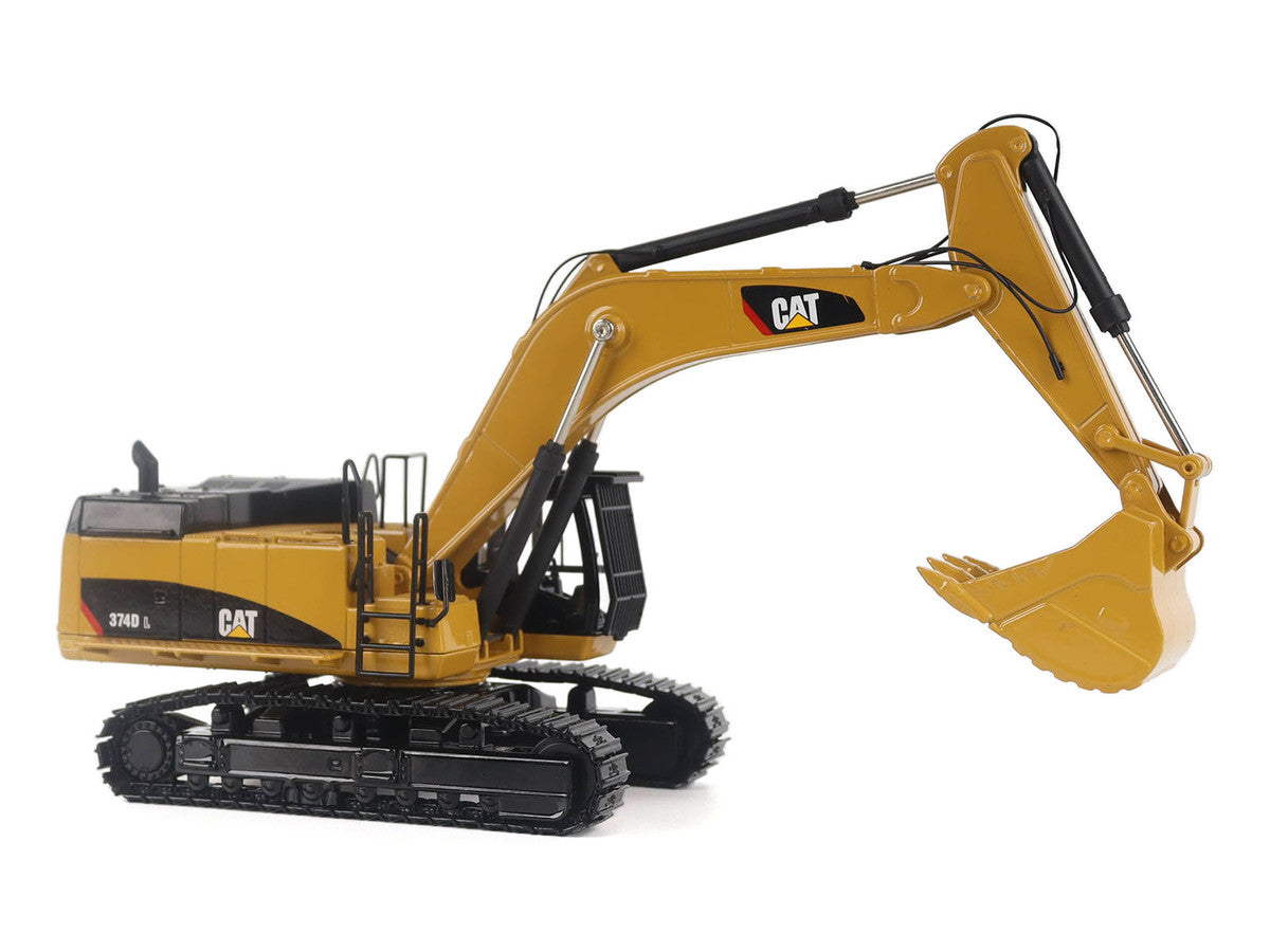 CAT Caterpillar 374D L Hydraulic Excavator Yellow "Core Classics" Series 1/50 Diecast Model by Diecast Masters Diecast Masters