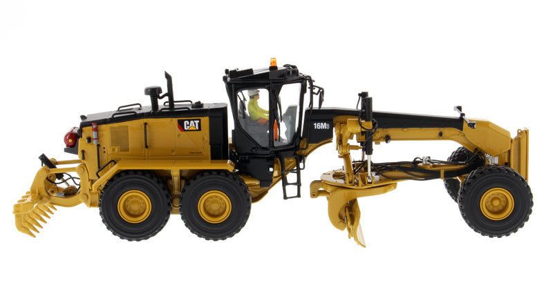CAT Caterpillar 16M3 Motor Grader with Operator "High Line Series" 1/50 Diecast Model by Diecast Masters-1