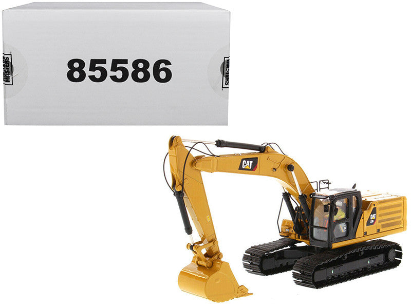 CAT Caterpillar 336 Next Generation Hydraulic Excavator and Operator "High Line" Series 1/50 Diecast Model by Diecast Masters-0