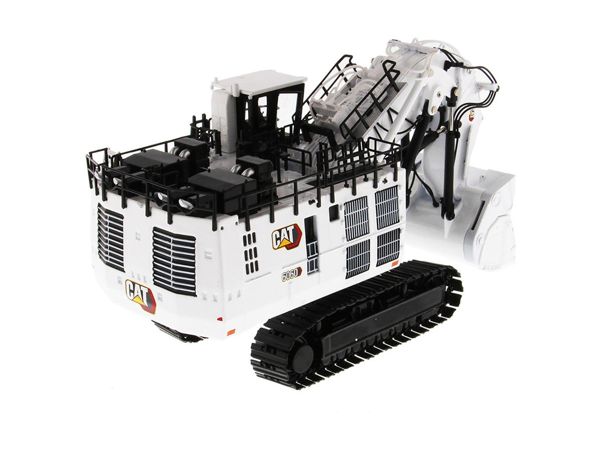 CAT Caterpillar 6060 Hydraulic Mining Front Shovel Coal Configuration White "High Line Series" 1/87 (HO) Scale Diecast Model by Diecast Masters Diecast Masters