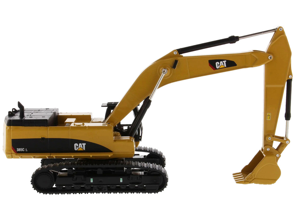 CAT Caterpillar 385C L Hydraulic Excavator Yellow "Play & Collect!" Series 1/64 Diecast Model by Diecast Masters-3
